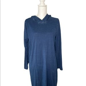 ❌ SOLD❌ Women’s J Jill Indigo Tunic Dress w/ Pockets, Long Sleeve - Medium